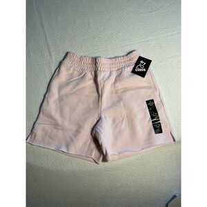Art Class Pink Sweat Shorts Size L 1012 Elastic Waist Raw‎ Hem Kids Girls